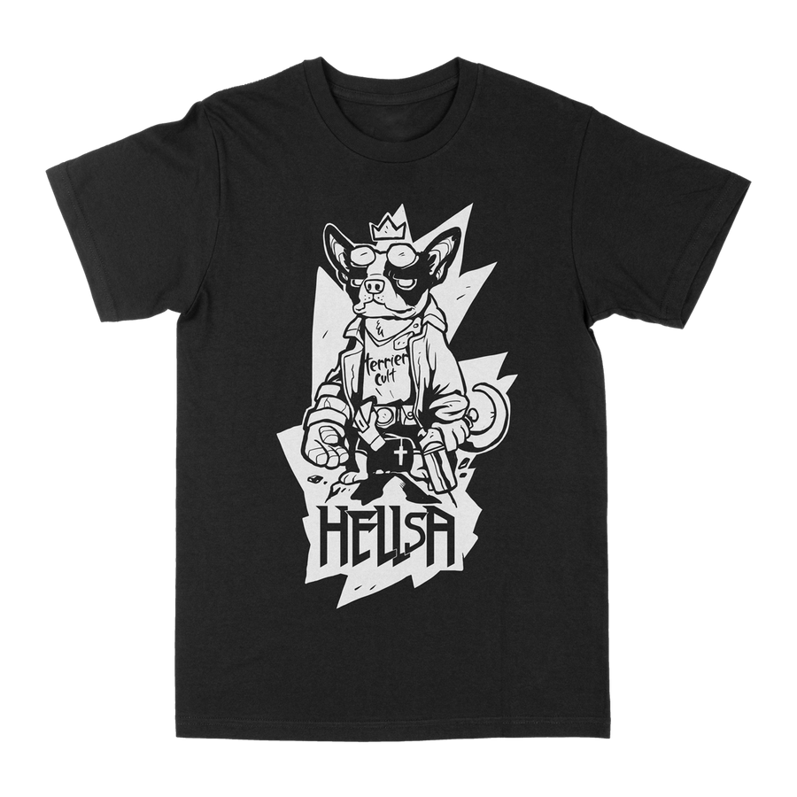 Terrier Cvlt "Hellsa" Black T-Shirt