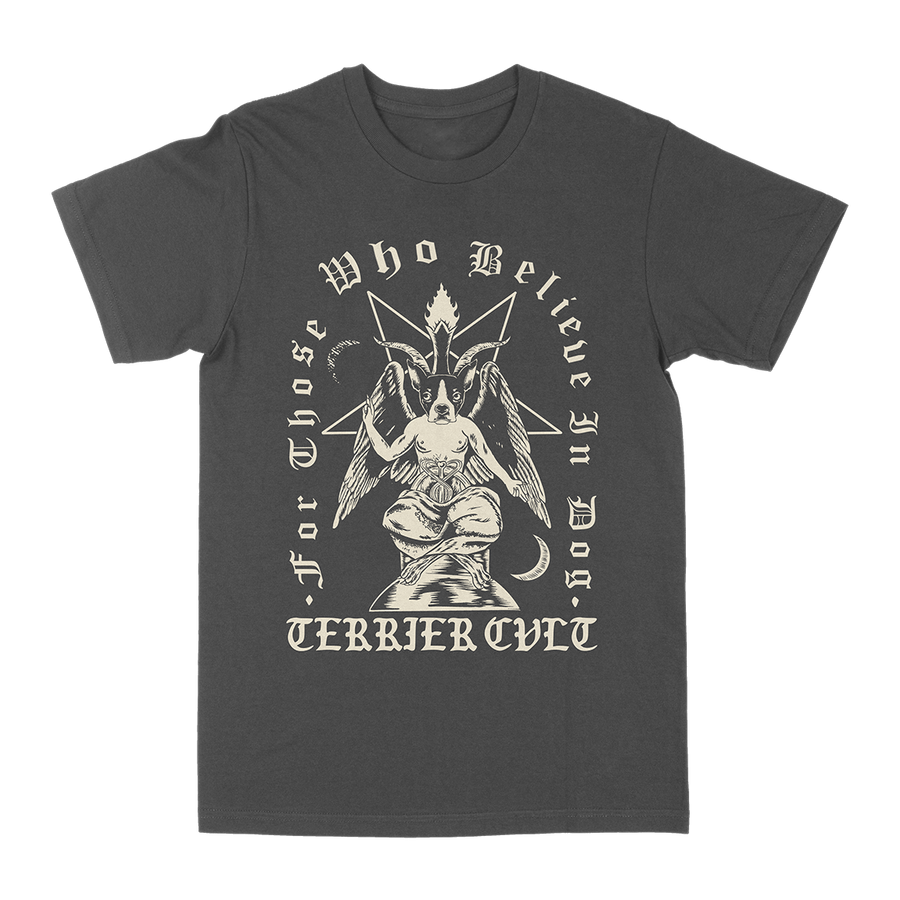 Terrier Cvlt “For Those Who Believe” Charcoal T-Shirt