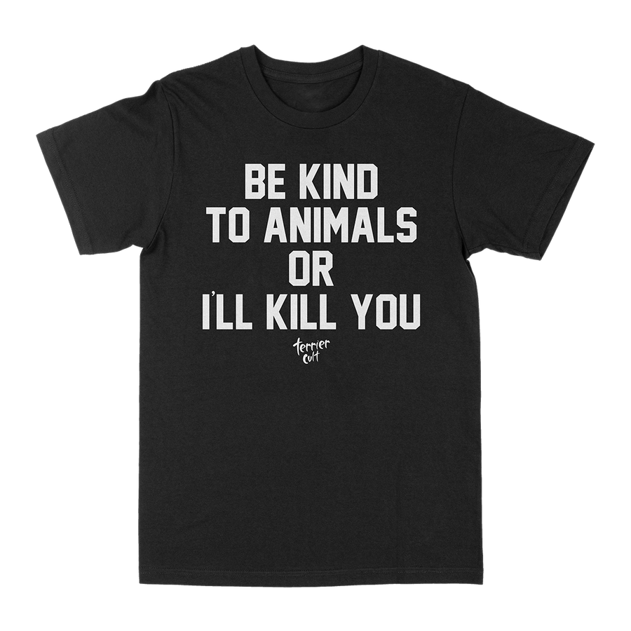 Terrier Cvlt “Be Kind” Premium Black T-Shirt