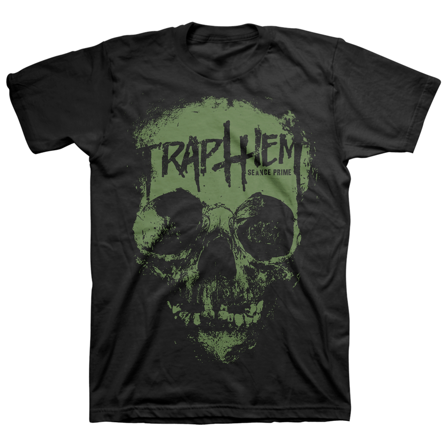 Trap Them "Seance Prime: Green" Black T-Shirt