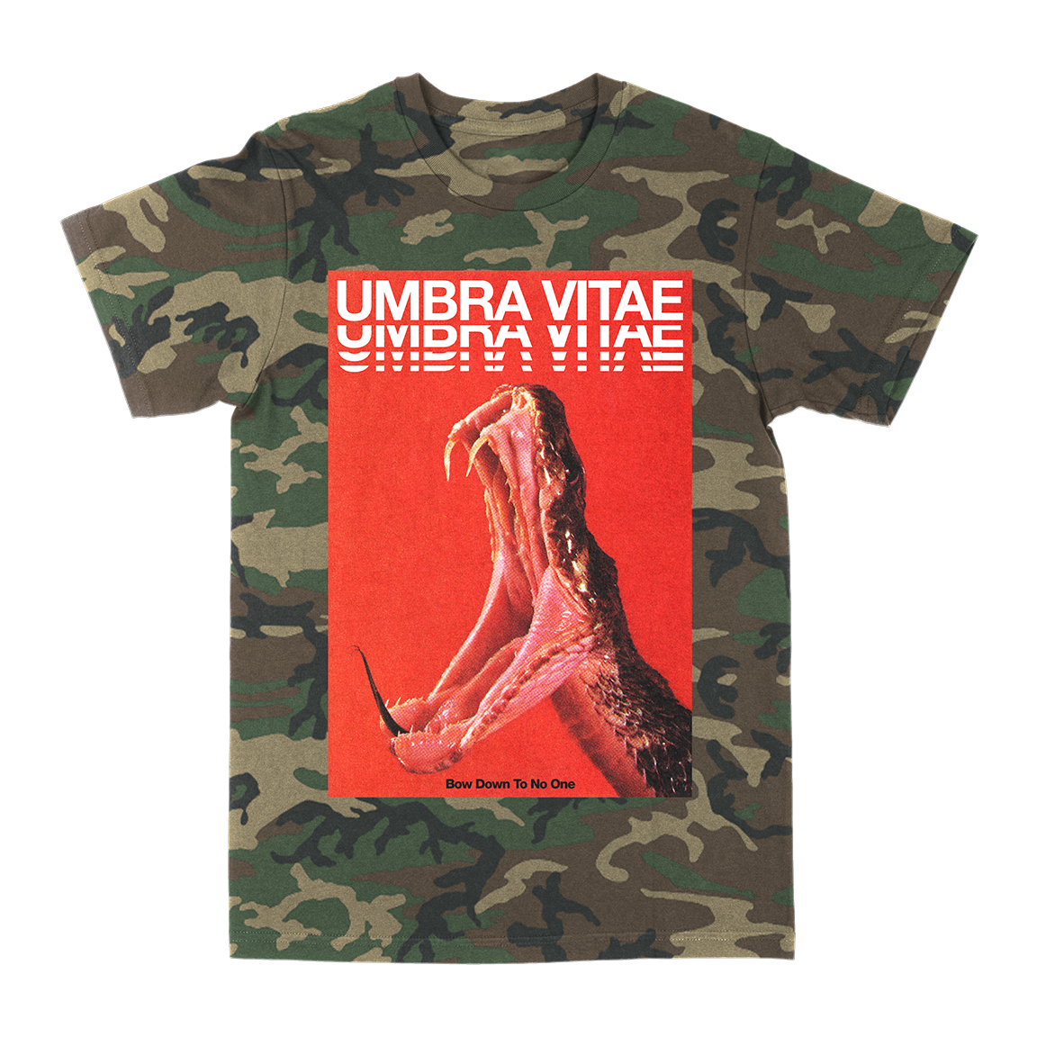 Umbra Vitae Bow Down to No One Camo T Shirt Small