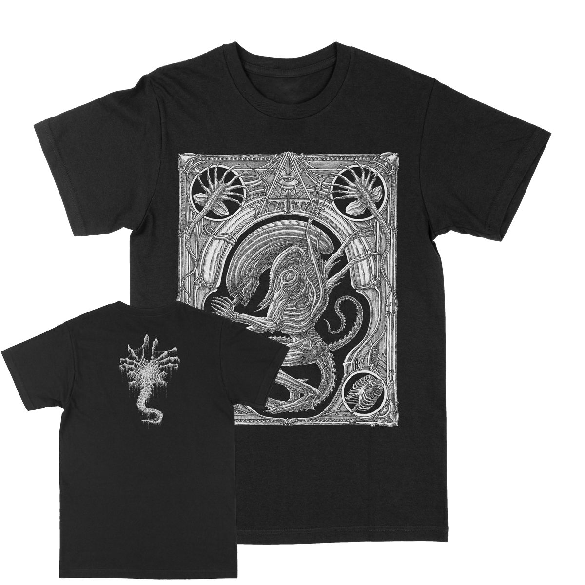 VBERKVLT X Lucas Ruggieri "Xenomorphic" Black T-Shirt