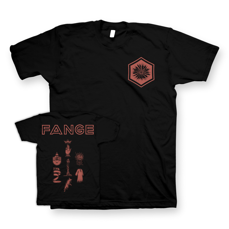 Fange "Pocket Logo" Black T-Shirt