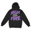High On Fire “Reality Masters” Black Zip Up Hooded Sweatshirt