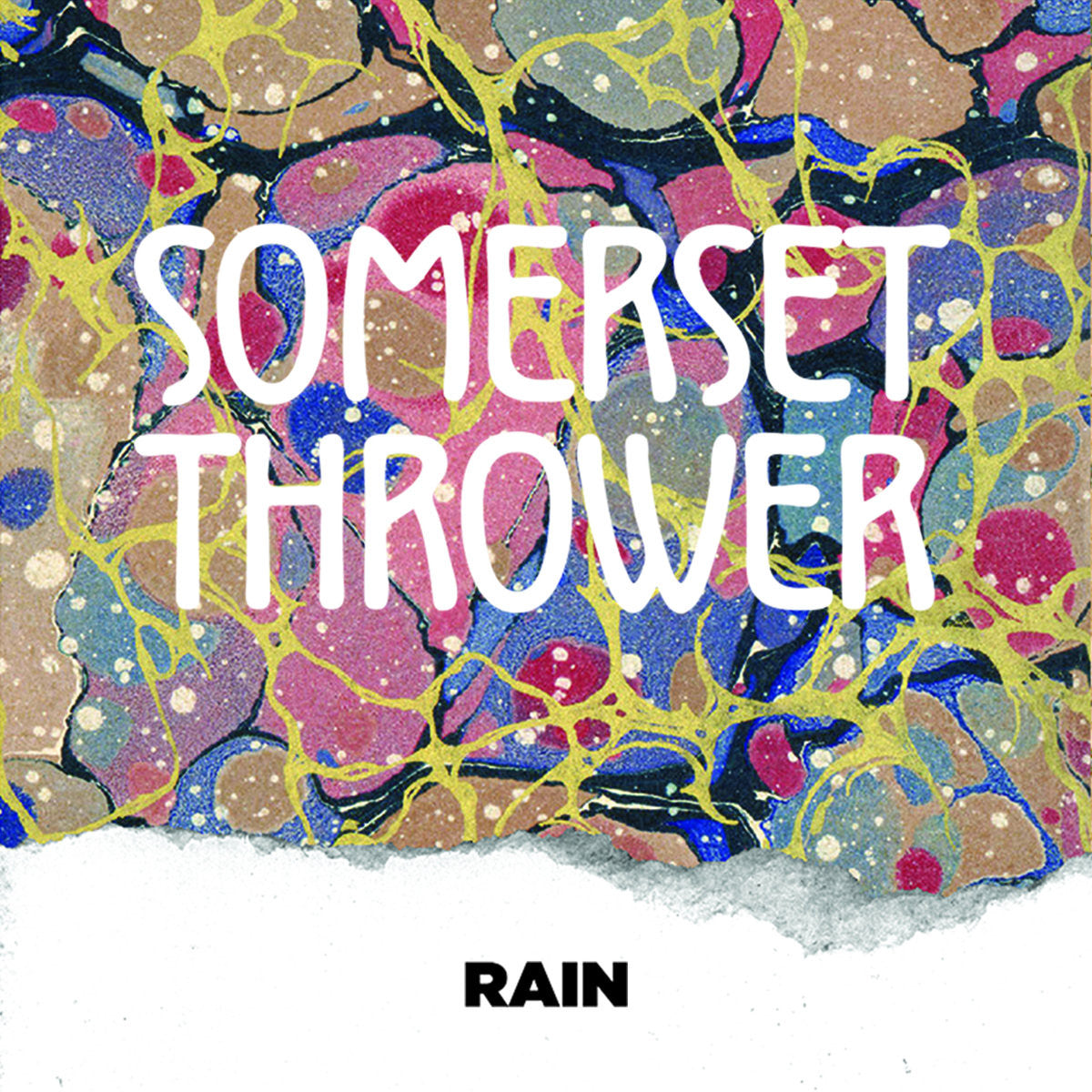 Somerset Thrower "Rain b/w Chine White"