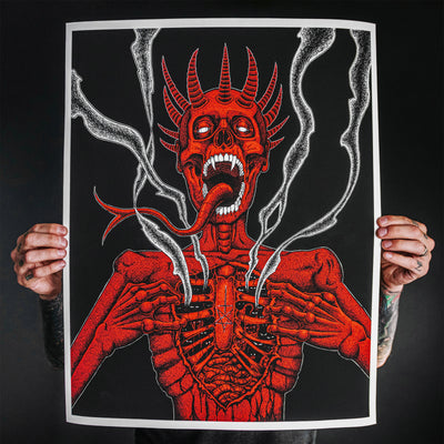 Abominable Electronics "Demon Lung" Giclee Print