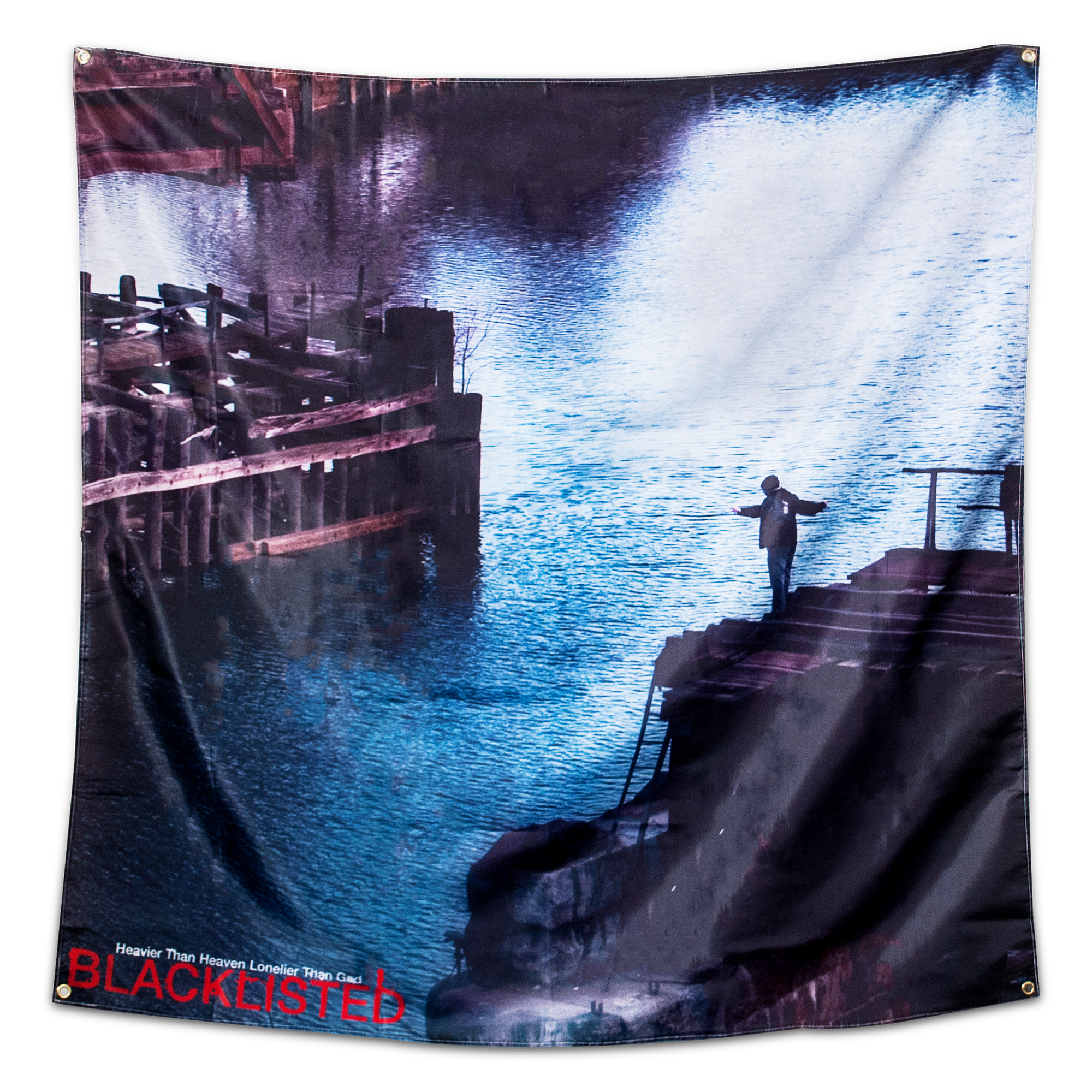 Blacklisted "Heavier Than Heaven, Lonelier Than God" Banner