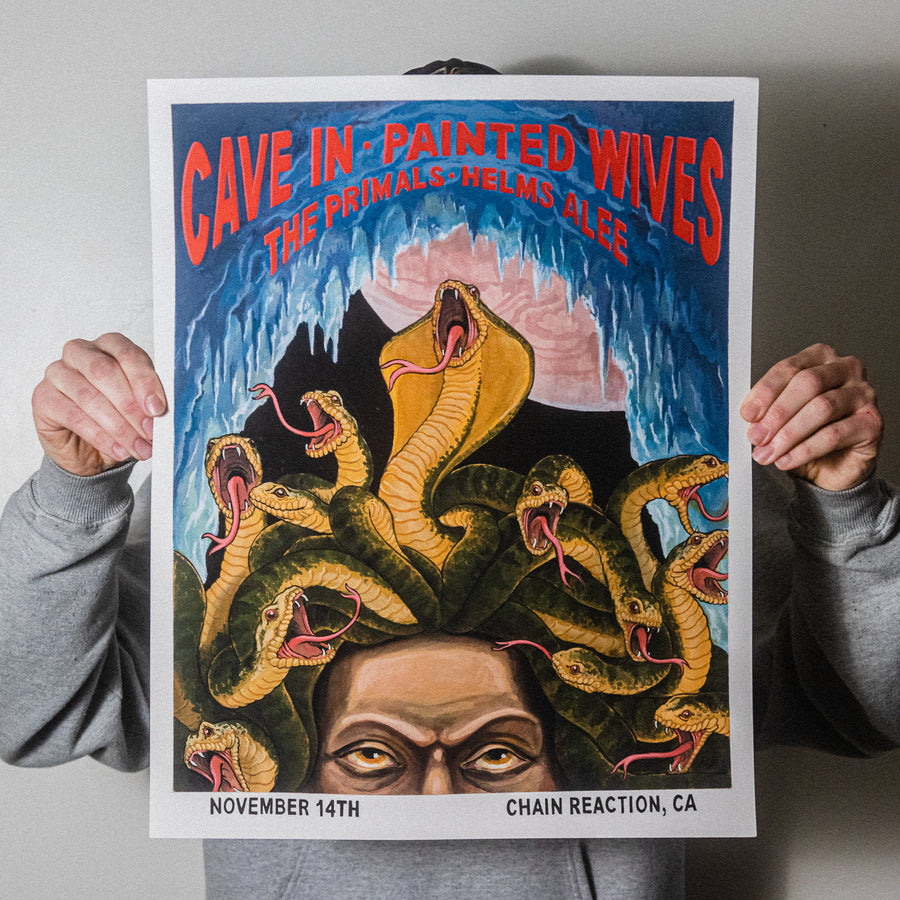 Cave In "California 2019" Screen Print