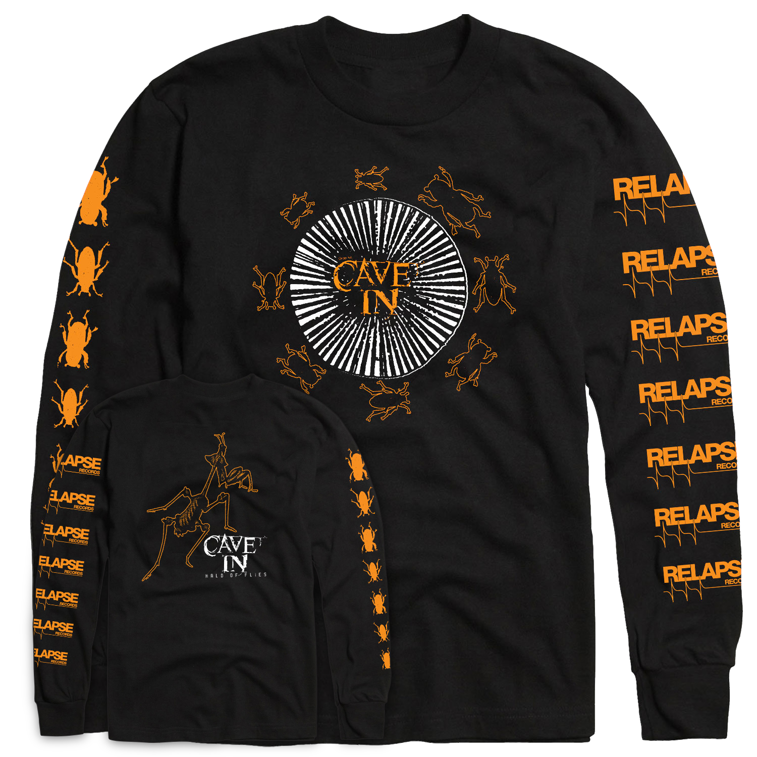 Cave In "Halo Of Flies" Black Longsleeve