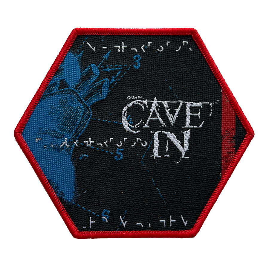 Cave In "Until Your Heart Stops" Red Embroidered Patch