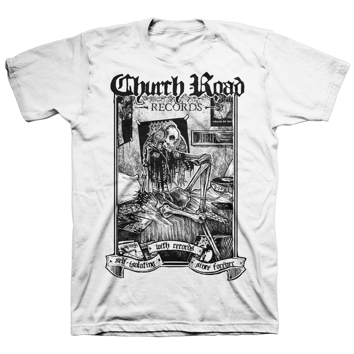 Church Road "Logo Black" White T-Shirt