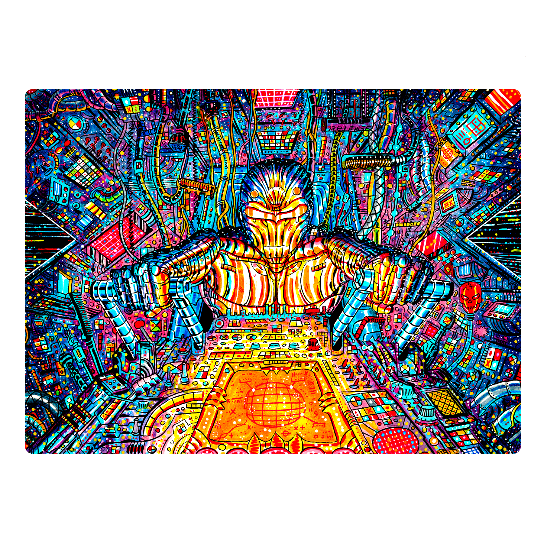 Nick Pyle "Cockpit" Giclee Print