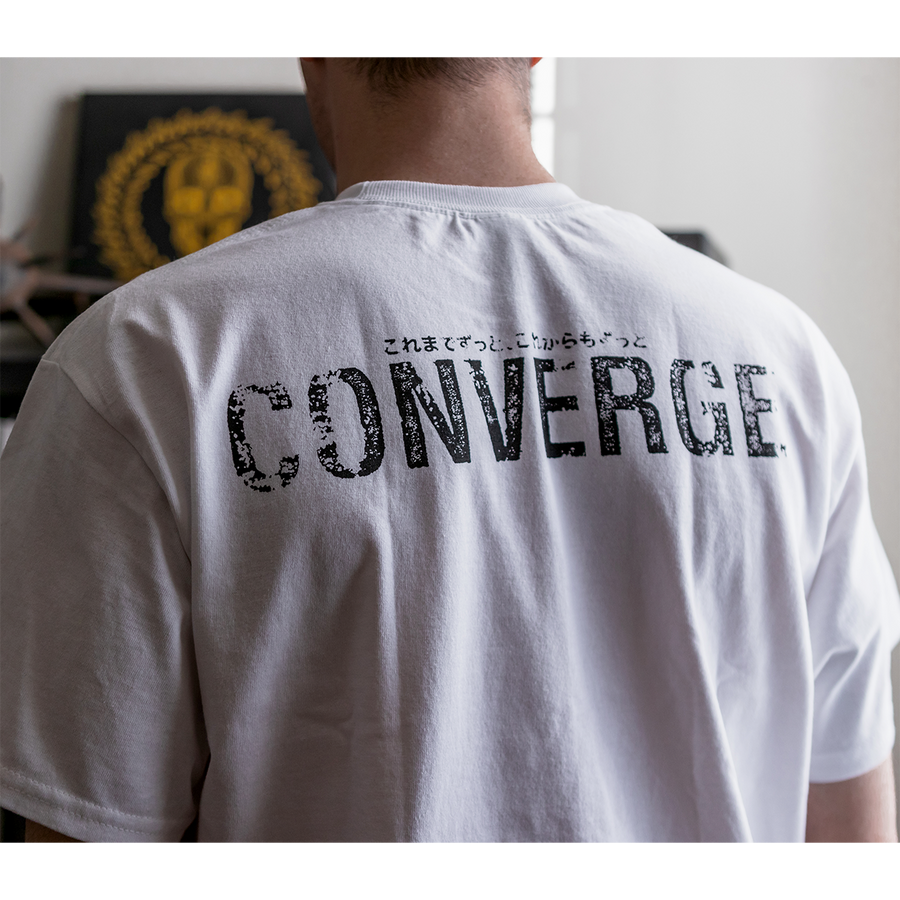 Converge “これまでずっと、これからもずっ” Imported White T-Shirt