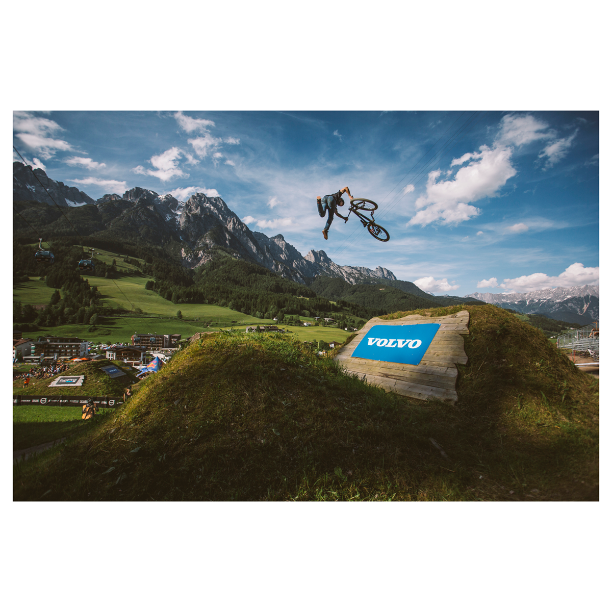David Robinson "Slopestyle - Leogang" Giclee Print
