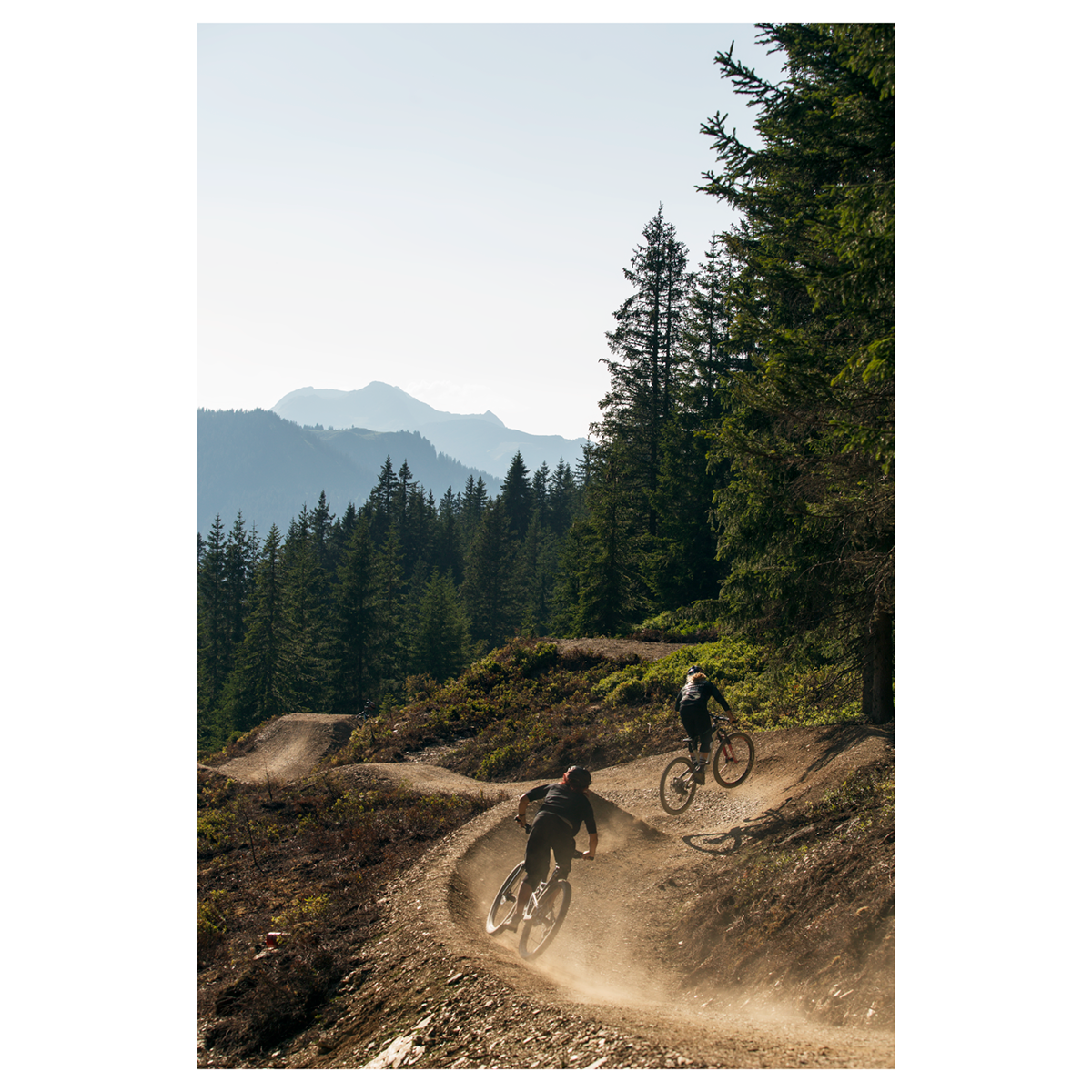 David Robinson "Vali Höll and Angie Hohenwarter - Saalbach" Giclee Print