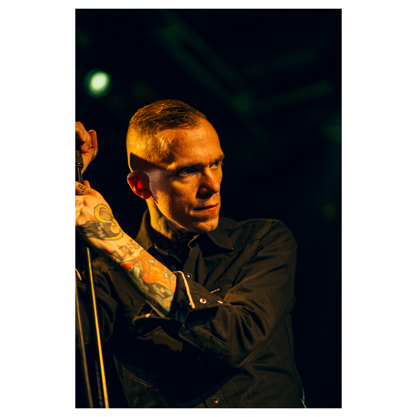 David Robinson "Converge Bloodmoon: Jacob Bannon" Giclee Print