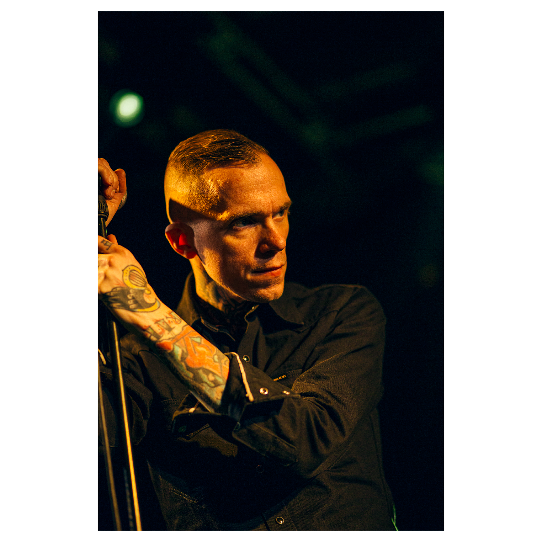 David Robinson "Converge Bloodmoon: Jacob Bannon" Giclee Print