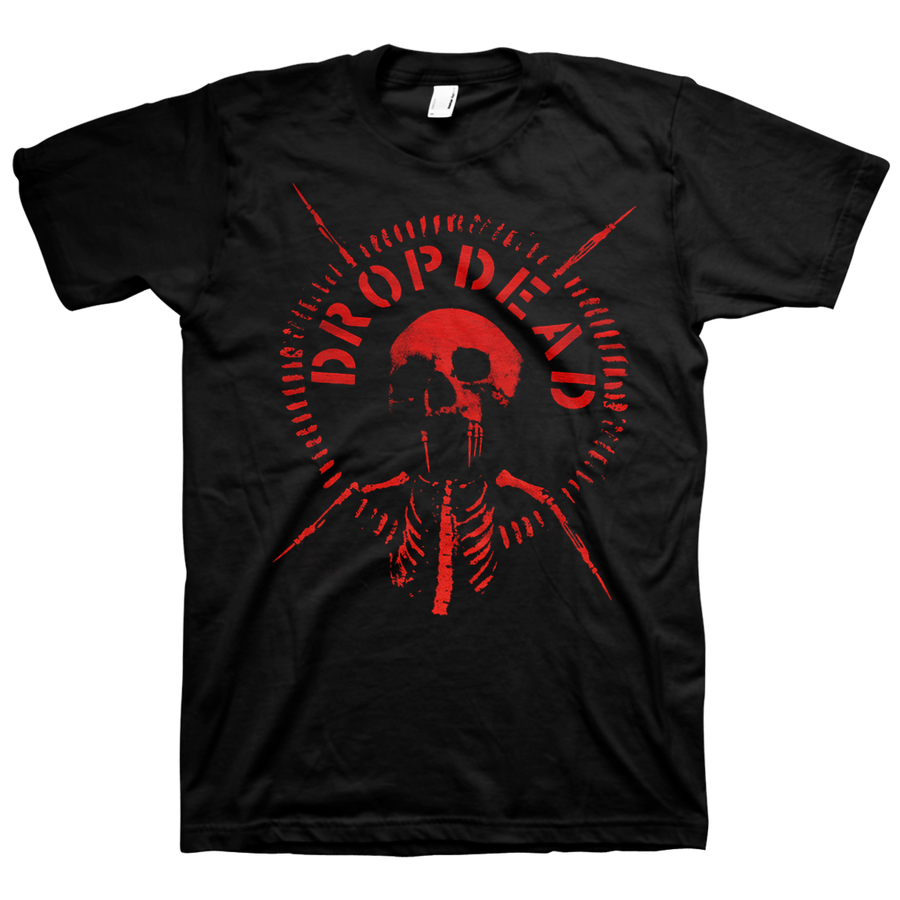 Dropdead "War Skull" Black T-Shirt