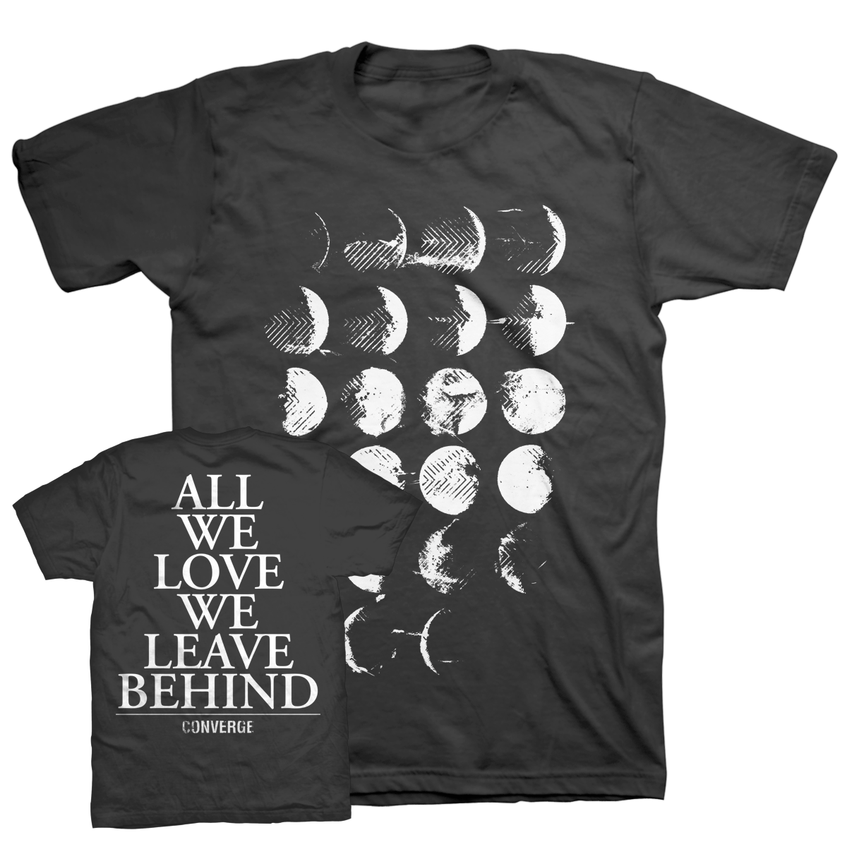Converge "Moon Phases" Graphite T-Shirt