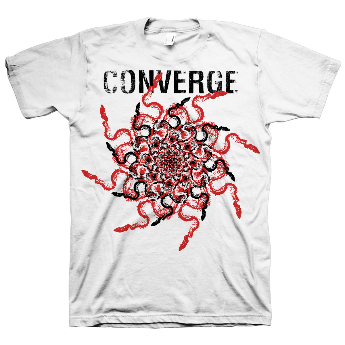 Converge "Snakes" White T-Shirt