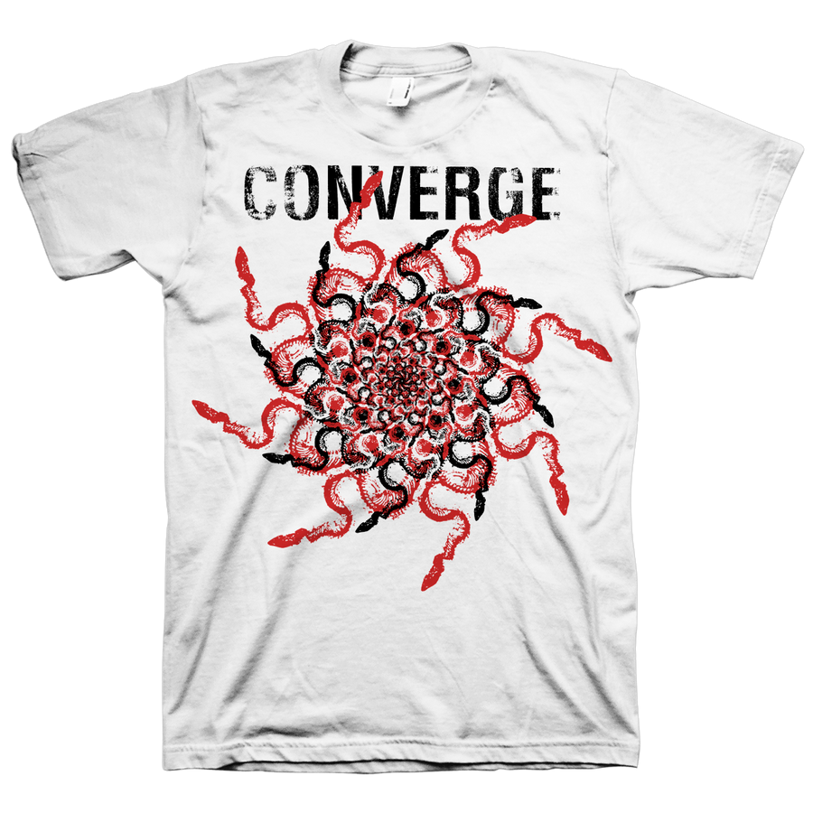 Converge "Snakes" White T-Shirt
