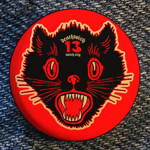 Deathwish "Black Cat" Button