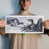 Marald Van Haasteren "Eagles Become Vultures" Light Variant Giclee Print