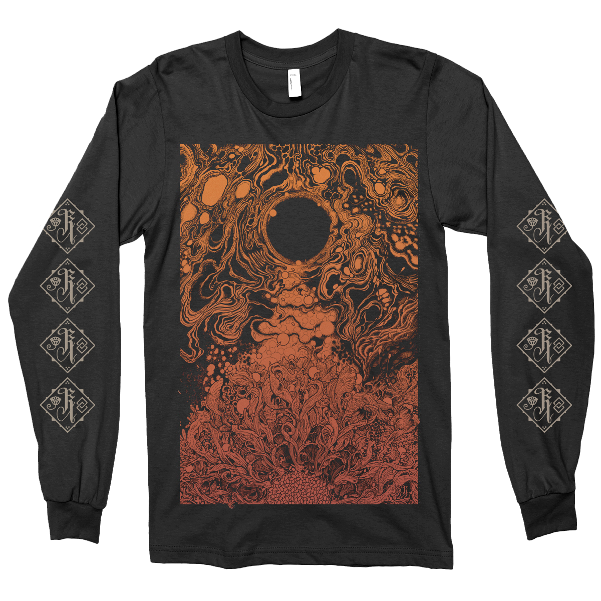 Richey Beckett "Earth: Gradient" Charcoal Black Longsleeve