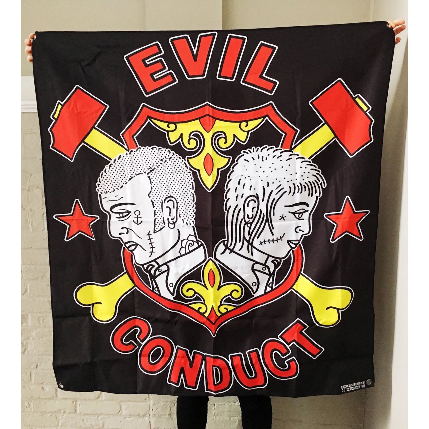 Evil Conduct "Skull & Cross Bones" Banner