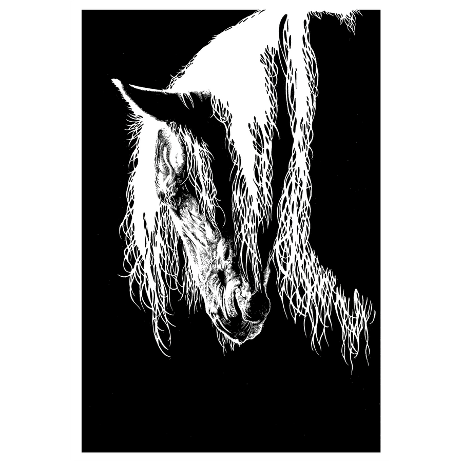 Fajar Allanda "Dark Horse" Giclee Print