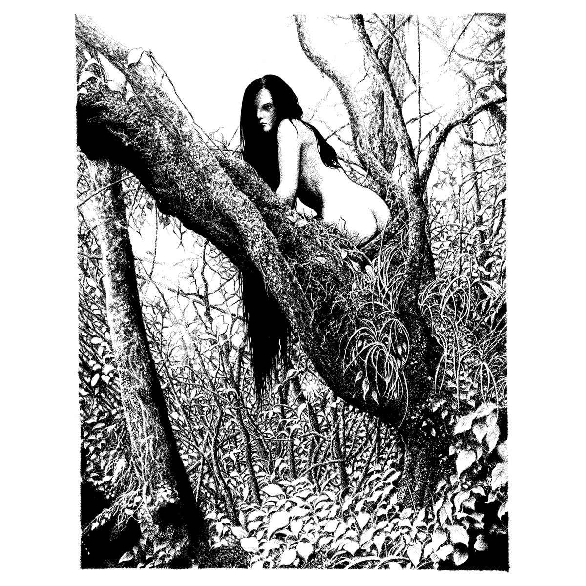 Fajar Allanda "Lonely Mountain" Giclee Print