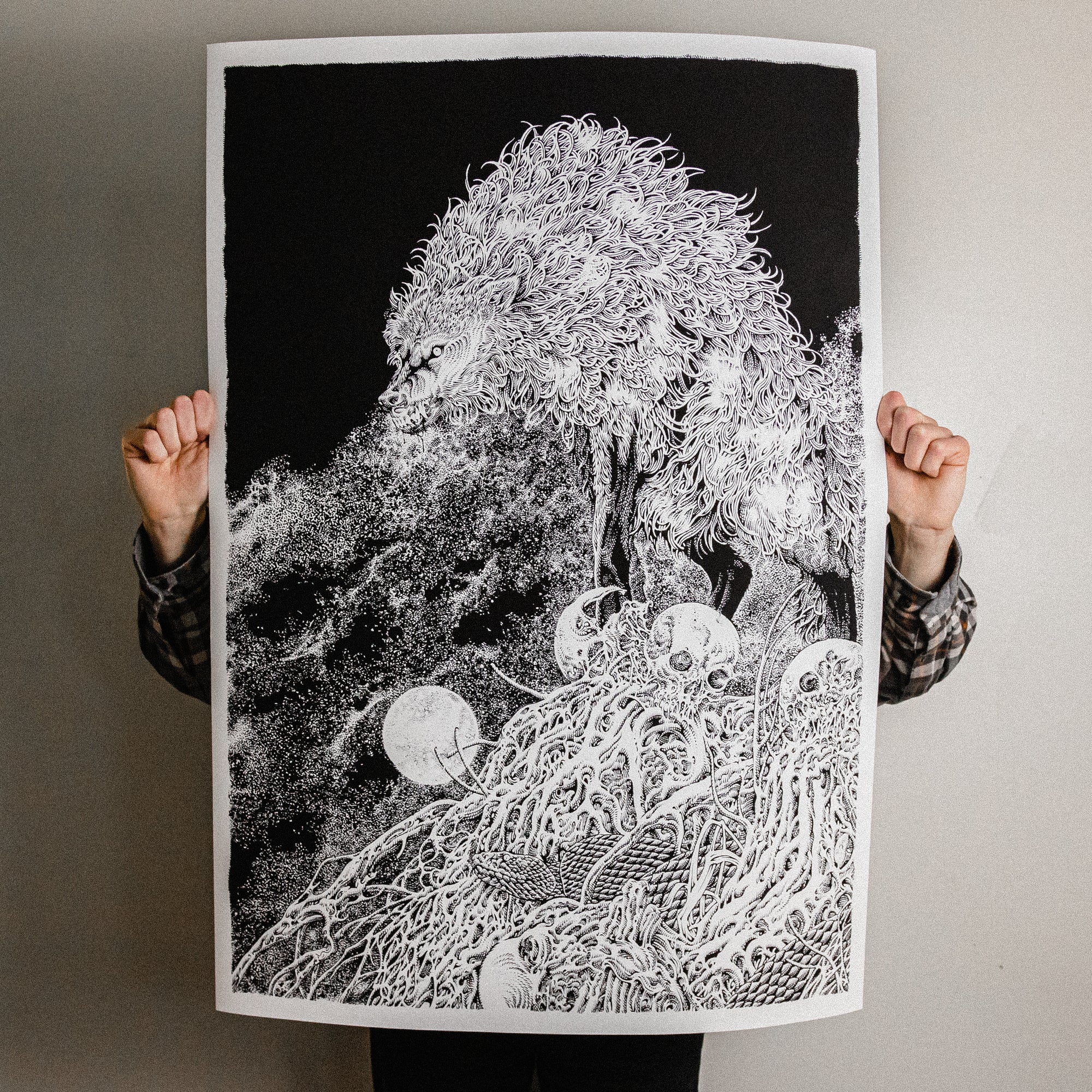 Fajar Allanda "Canis Dirus" Giclee Print