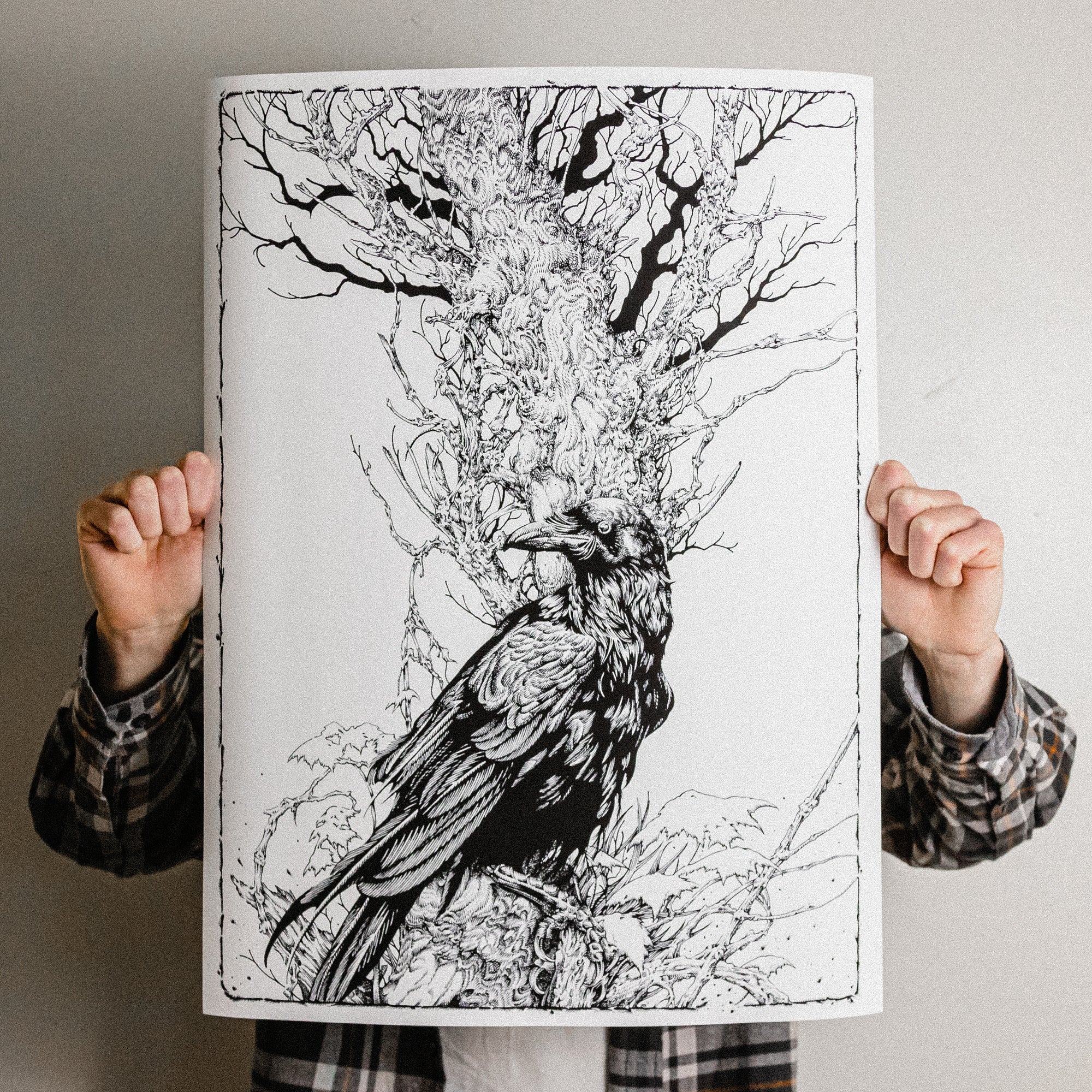 Fajar Allanda "Crow" Giclee Print