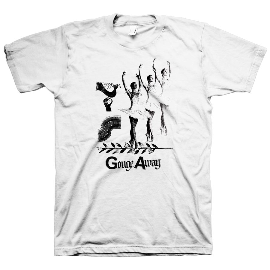Gouge Away "Dance" White T-Shirt