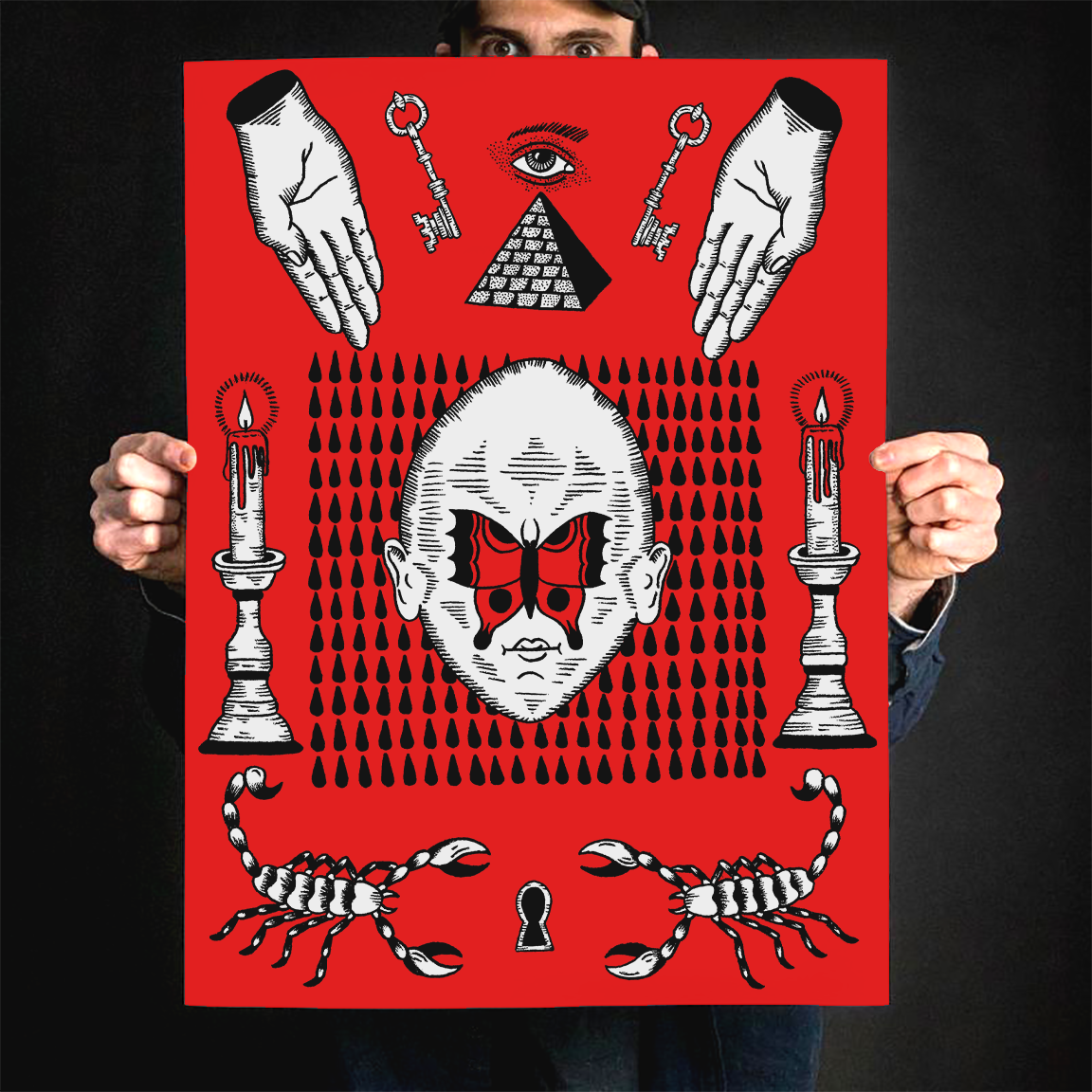 Marvin Nygaard "Butterfly Eyes" Giclee Print