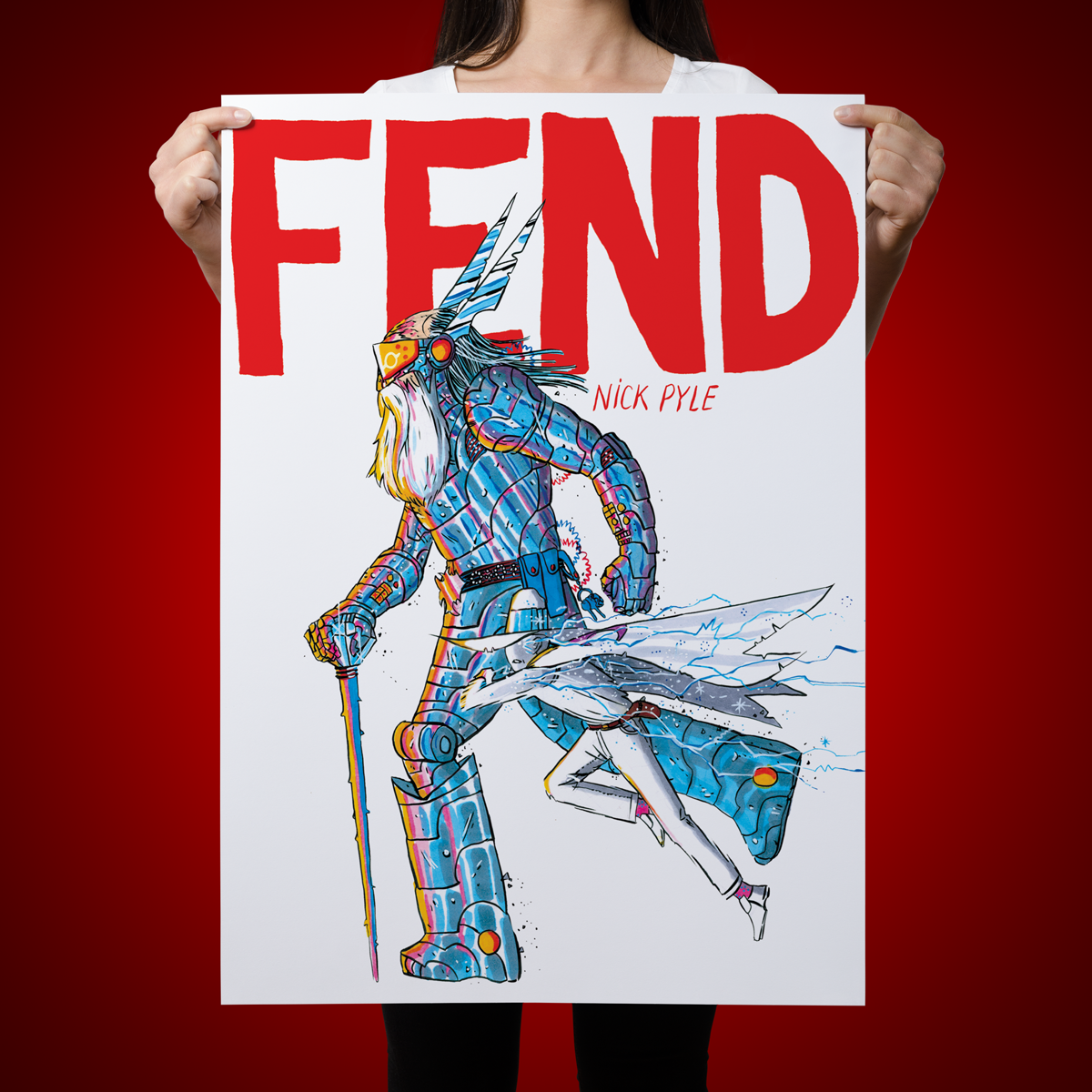 Nick Pyle "Fend" Giclee Print