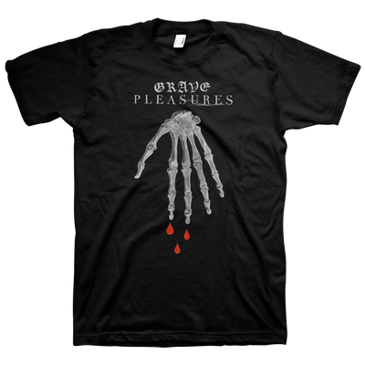 Grave Pleasures "Skeleton Hand" Black T-Shirt