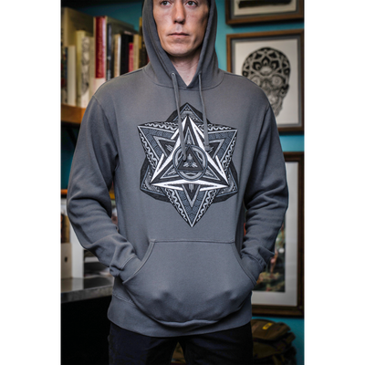 Thomas Hooper "Ashes And Diamonds" Grey Hooded Sweatshirt