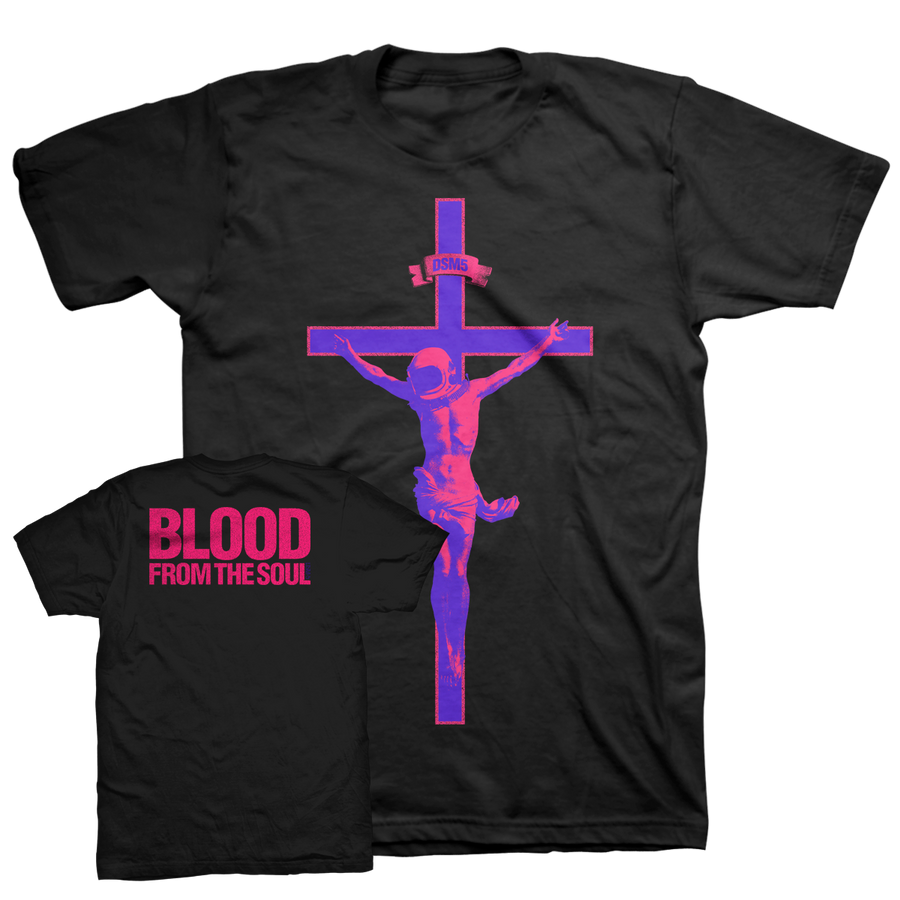 Blood From The Soul "Astronaut: Neon" Black T-Shirt