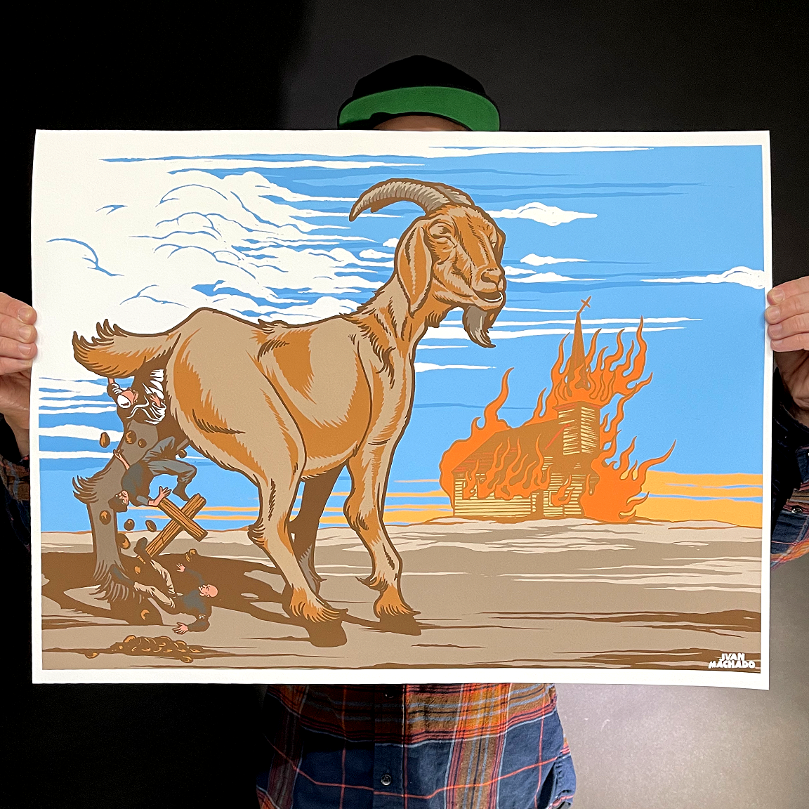 Juan Machado "INRI" Giclee Print