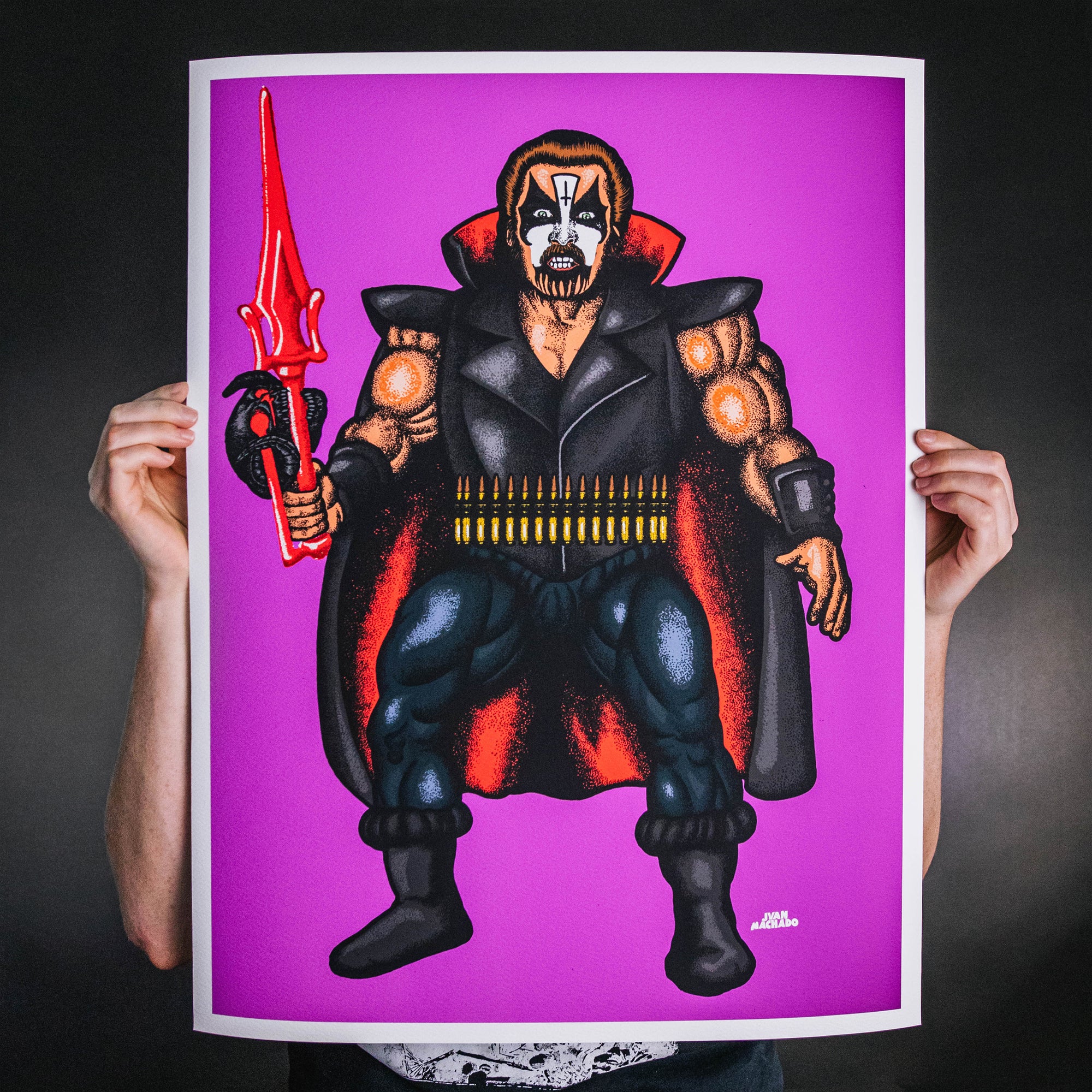 Juan Machado "Into The Coven: Purple" Giclee Print