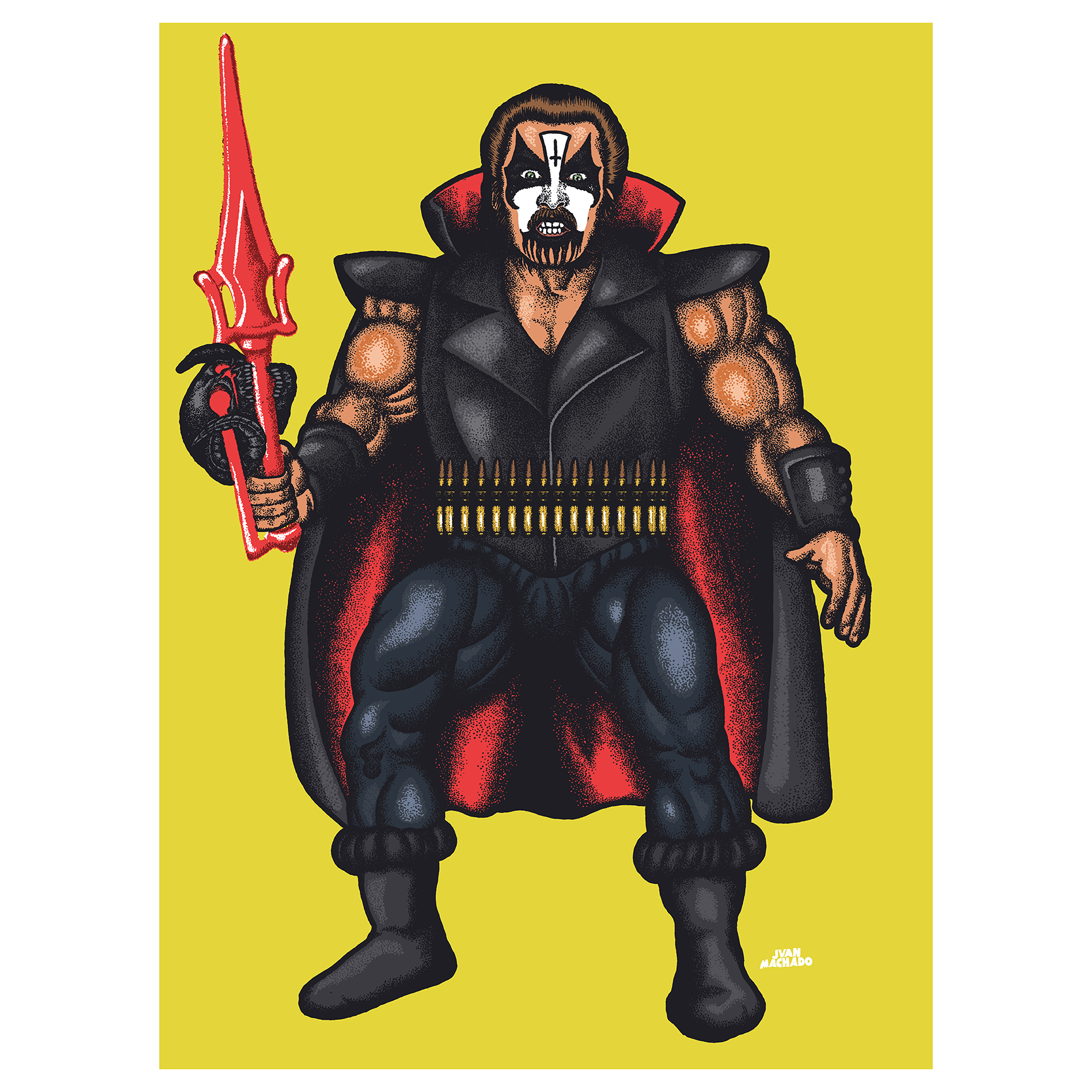 Juan Machado "Into The Coven: Yellow" Giclee Print