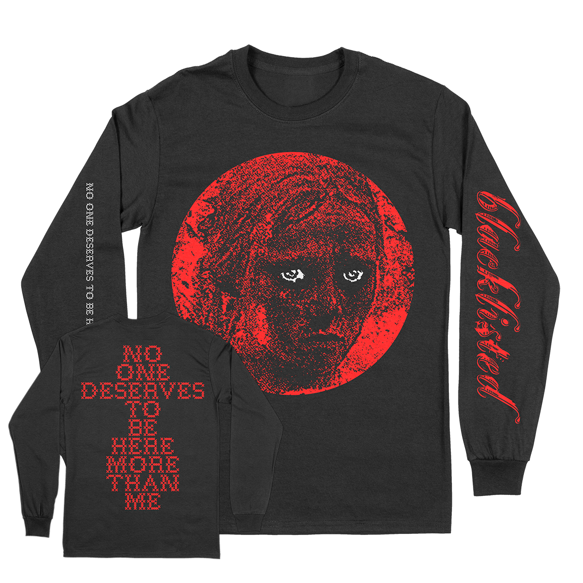Blacklisted “No One: Girl” Black Longsleeve