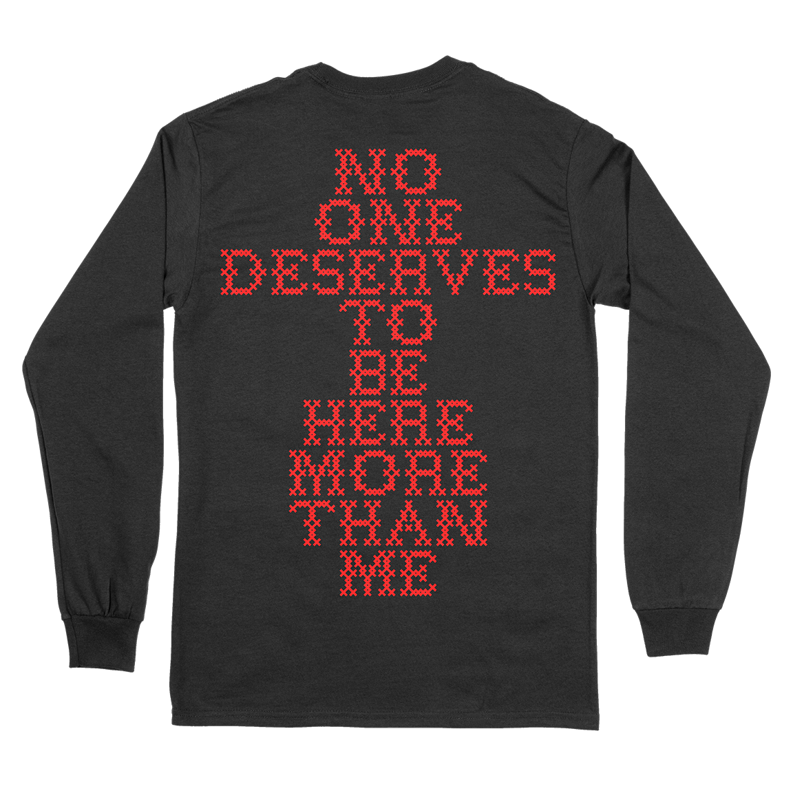 Blacklisted “No One: Girl” Black Longsleeve