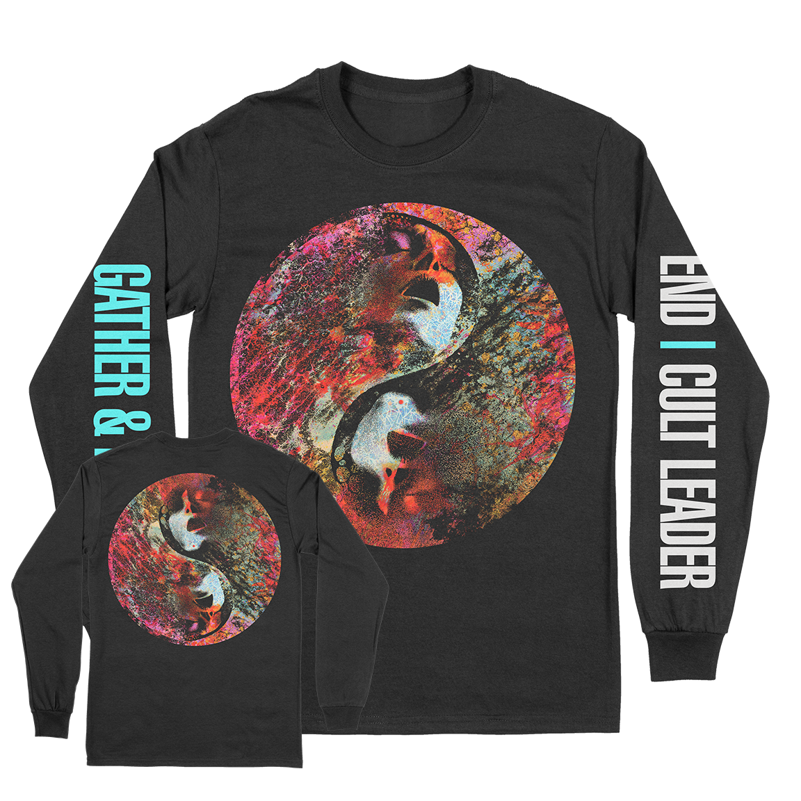 END / Cult Leader "Gather & Mourn: Full Color" Black Longsleeve