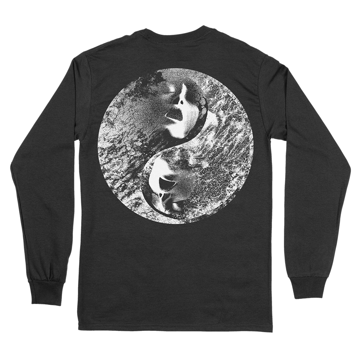 END / Cult Leader "Gather & Mourn: White" Black Longsleeve