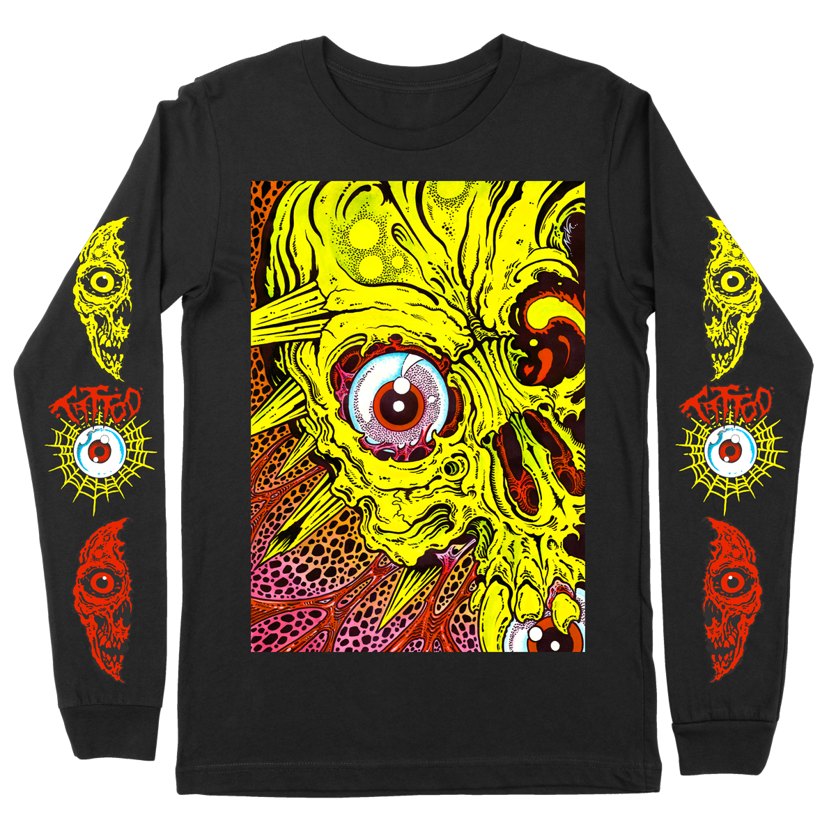 Marc Nava "Slime Skull" Black Longsleeve