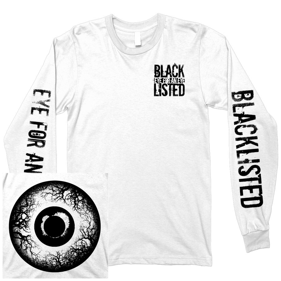 Blacklisted "Eye For An Eye" White Longsleeve