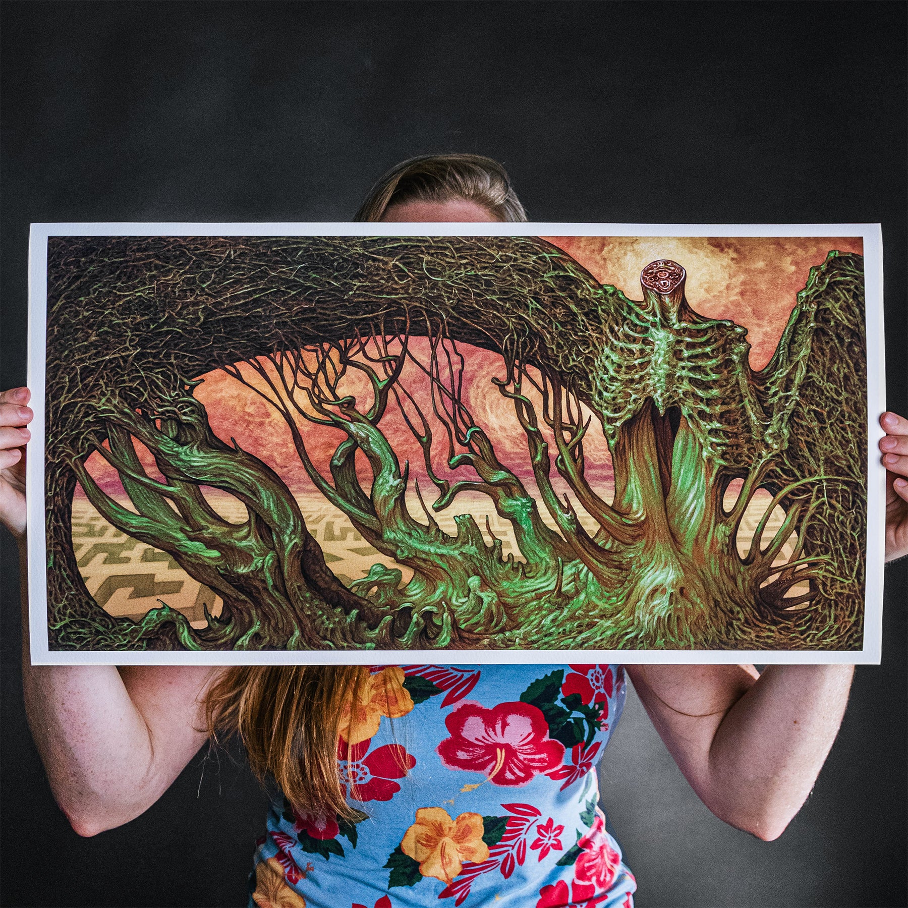 Marald Van Haasteren "Mortuous Through Wilderness" Giclee Print