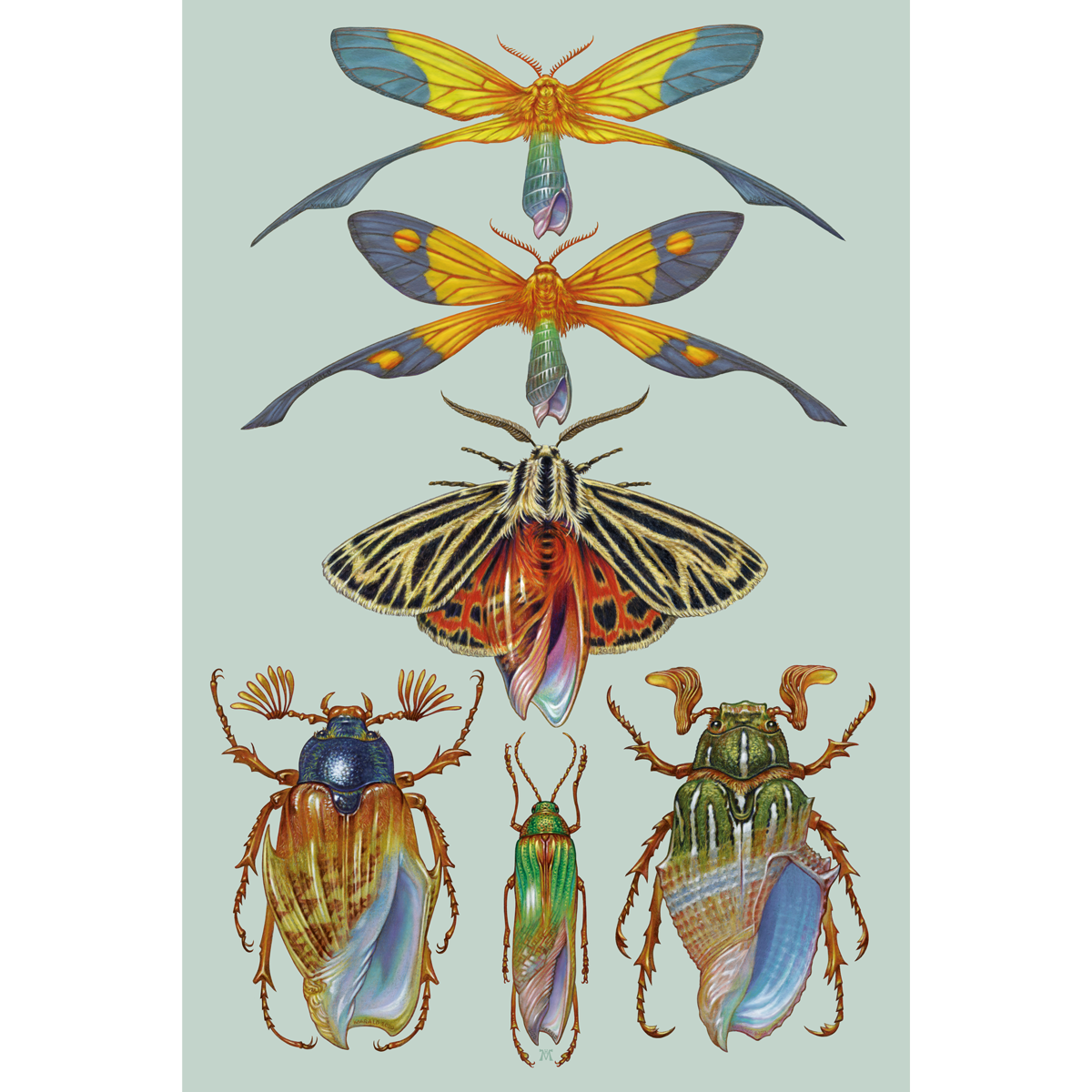 Marald Van Haasteren "March To The Sea: 01" Giclee Print